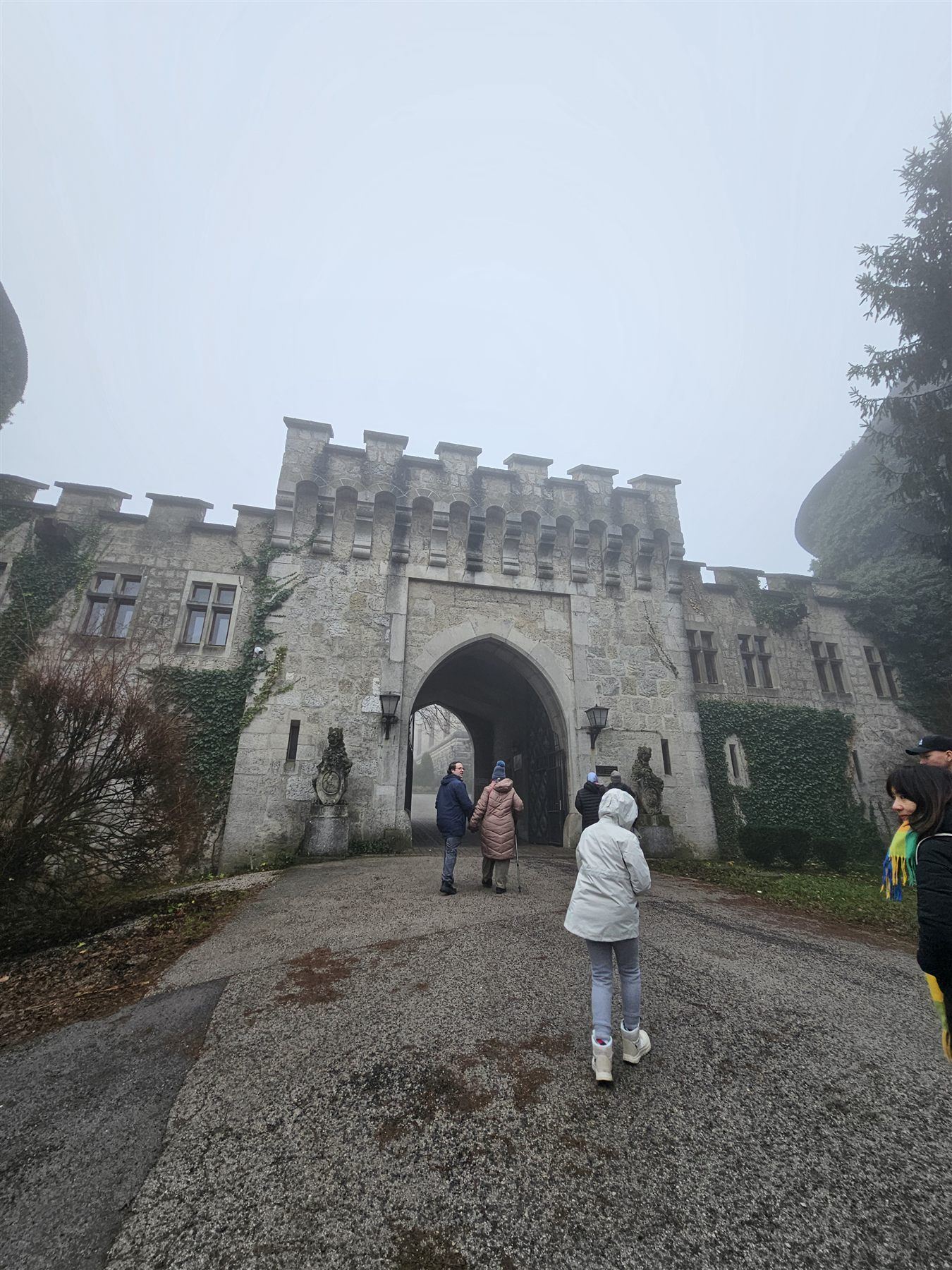 Smolenice Castle in the mist, Slovakia