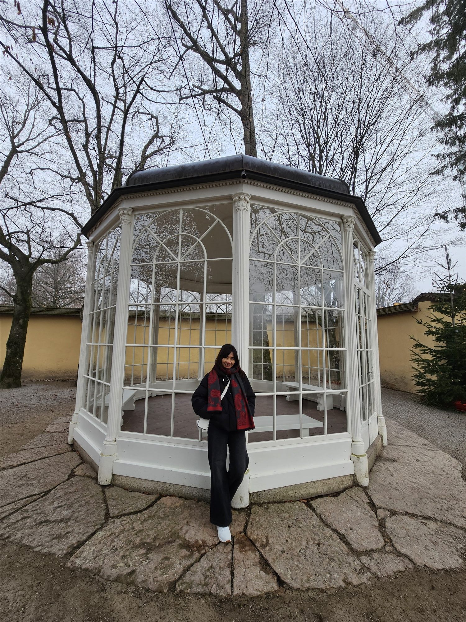 The Sound of Music gazebo at Hellbrunn Palace, near Salzburg