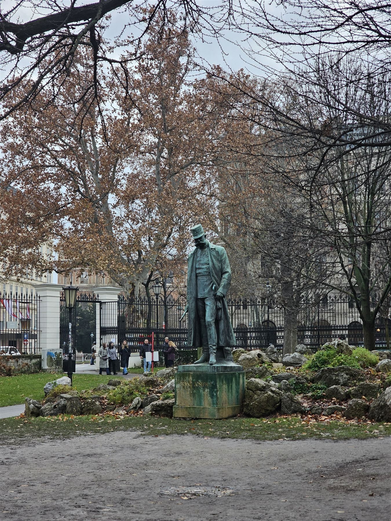 Statue of Emperor Franz Joseph I in the Volksgarten, Vienna