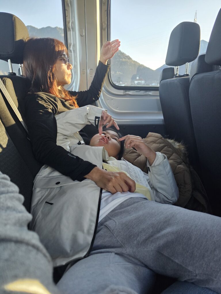 In the Van to Zugspitze